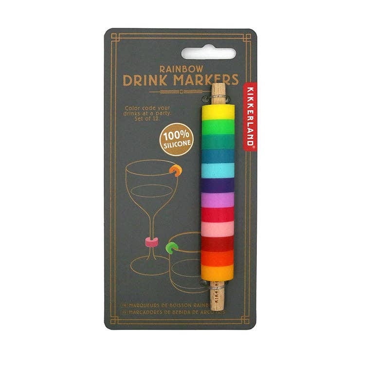 Rainbow Drink Markers