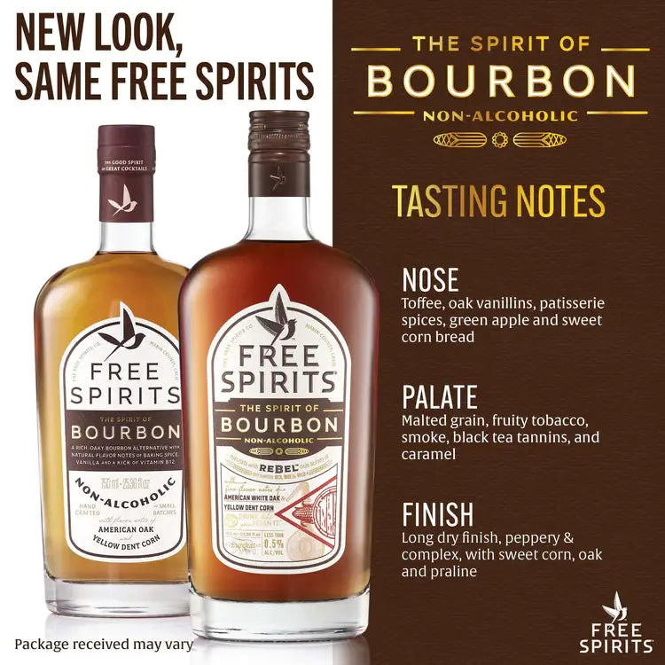 Free Spirits Non-Alcoholic Kentucky Bourbon - 750 ml Bottle