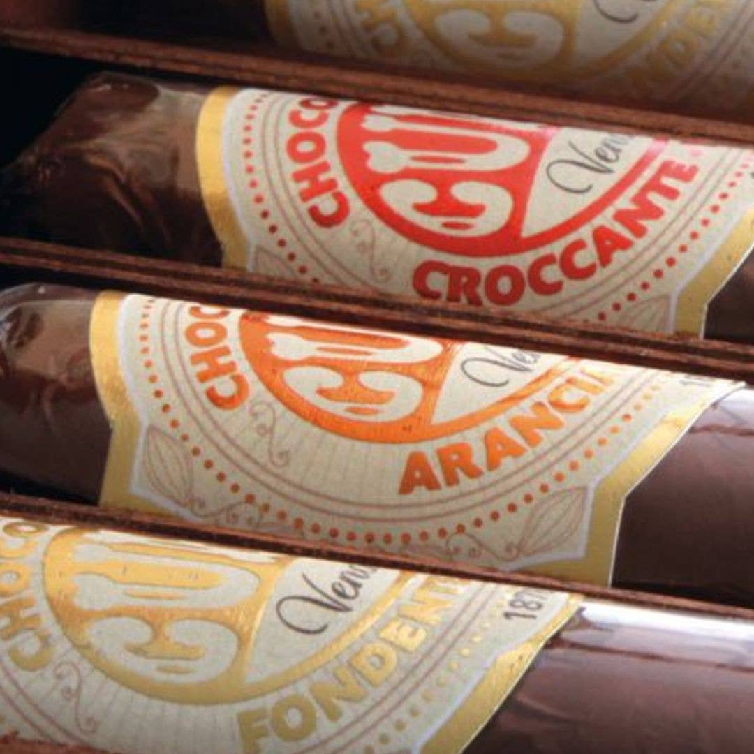 Venchi Orange Chocolate Cigar -  Italian Gourmet Chocolate