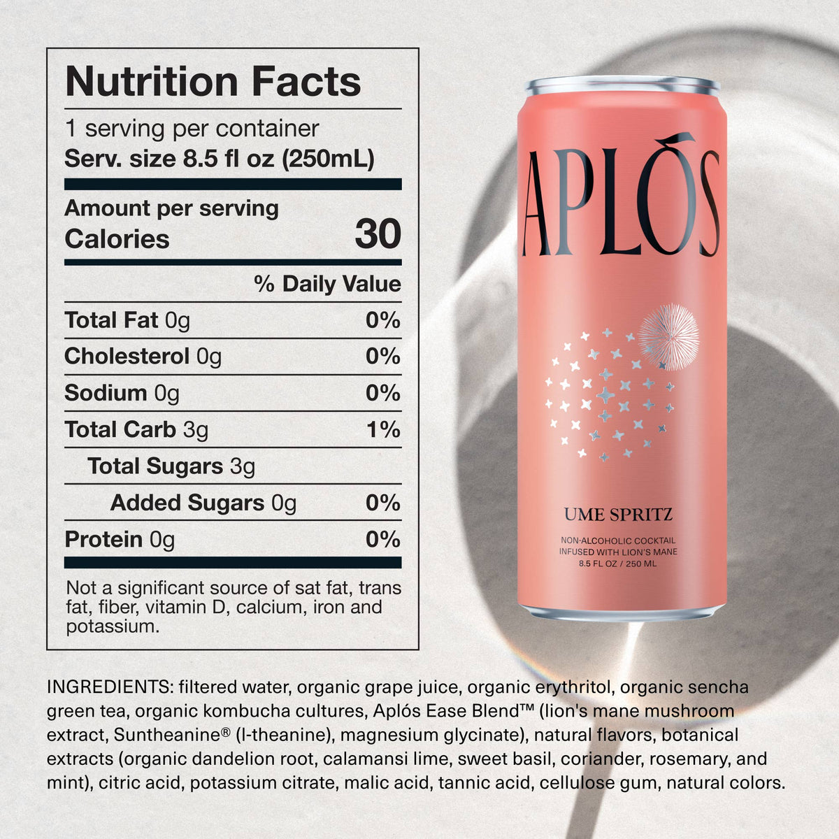 Aplós Ume Spritz Non-Alcoholic 4 Cans