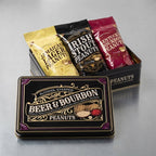 Beer and Bourbon Liquor Peanuts Gift Tin