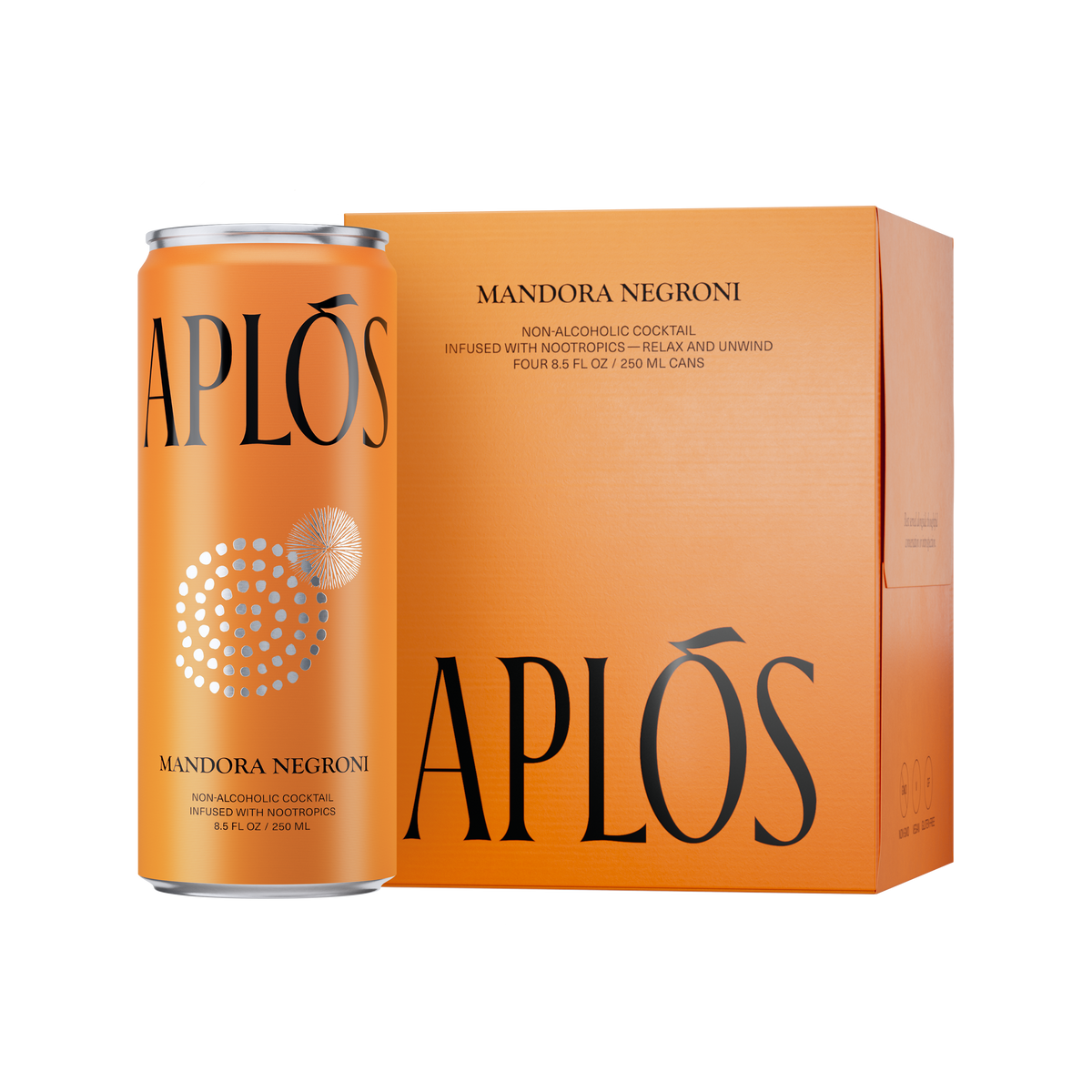 Aplós Mandora Negroni Non-Alcoholic 8.5oz - 4 cans