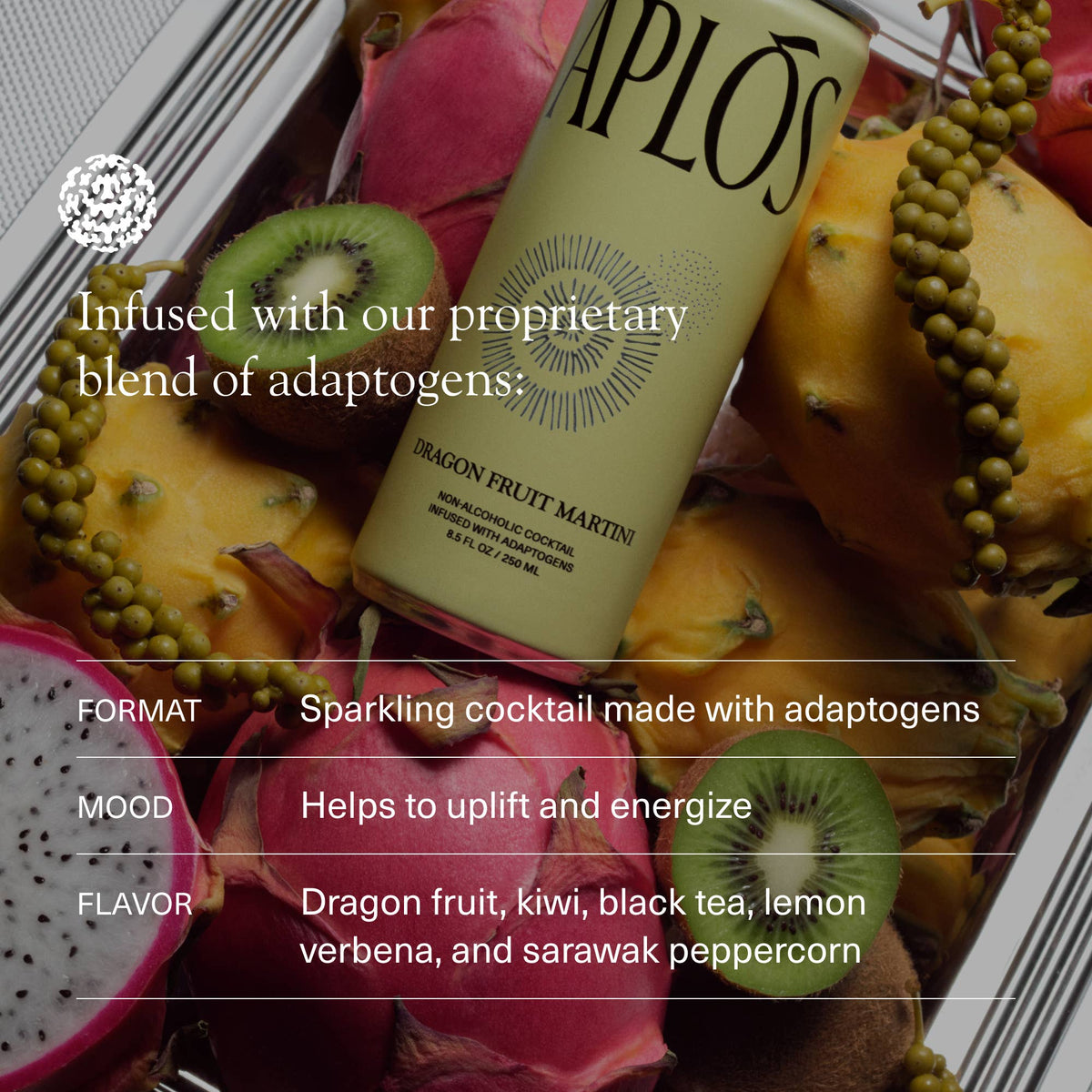 Aplós Dragon Fruit Martini Non-Alcoholic - 4 cans