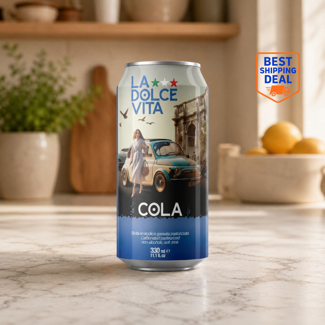 La Dolce Vita Italian Cola Soda 330ml 4pk