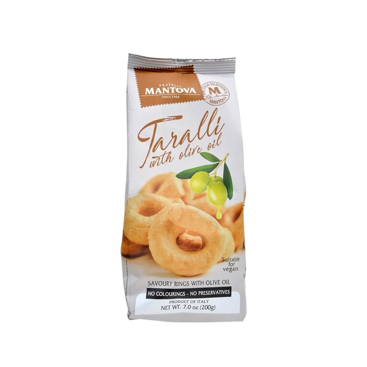 Mantova Taralli with Olive Oil 200g