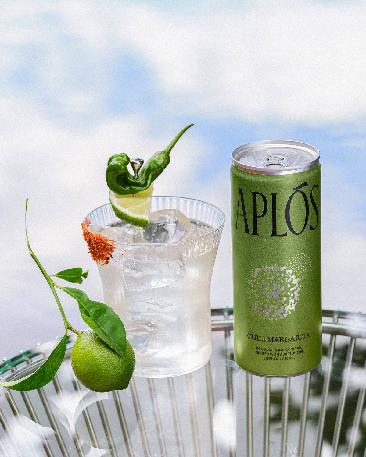 Aplós Chili Margarita Non-Alcoholic 8.5oz - 4 cans