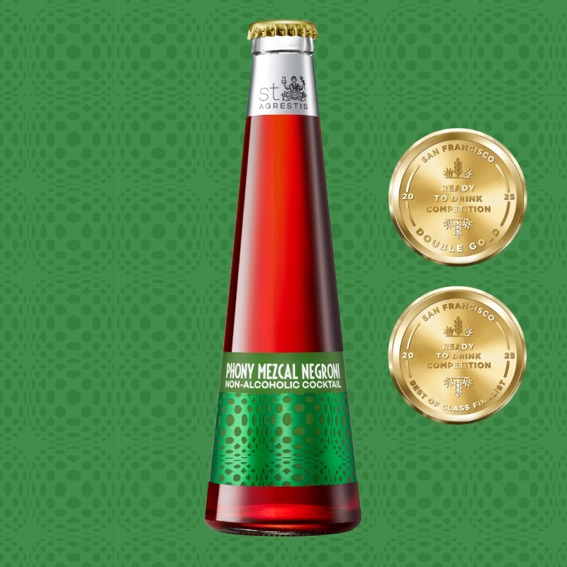 St. Agrestis Non-Alcoholic Phony Mezcal Negroni.