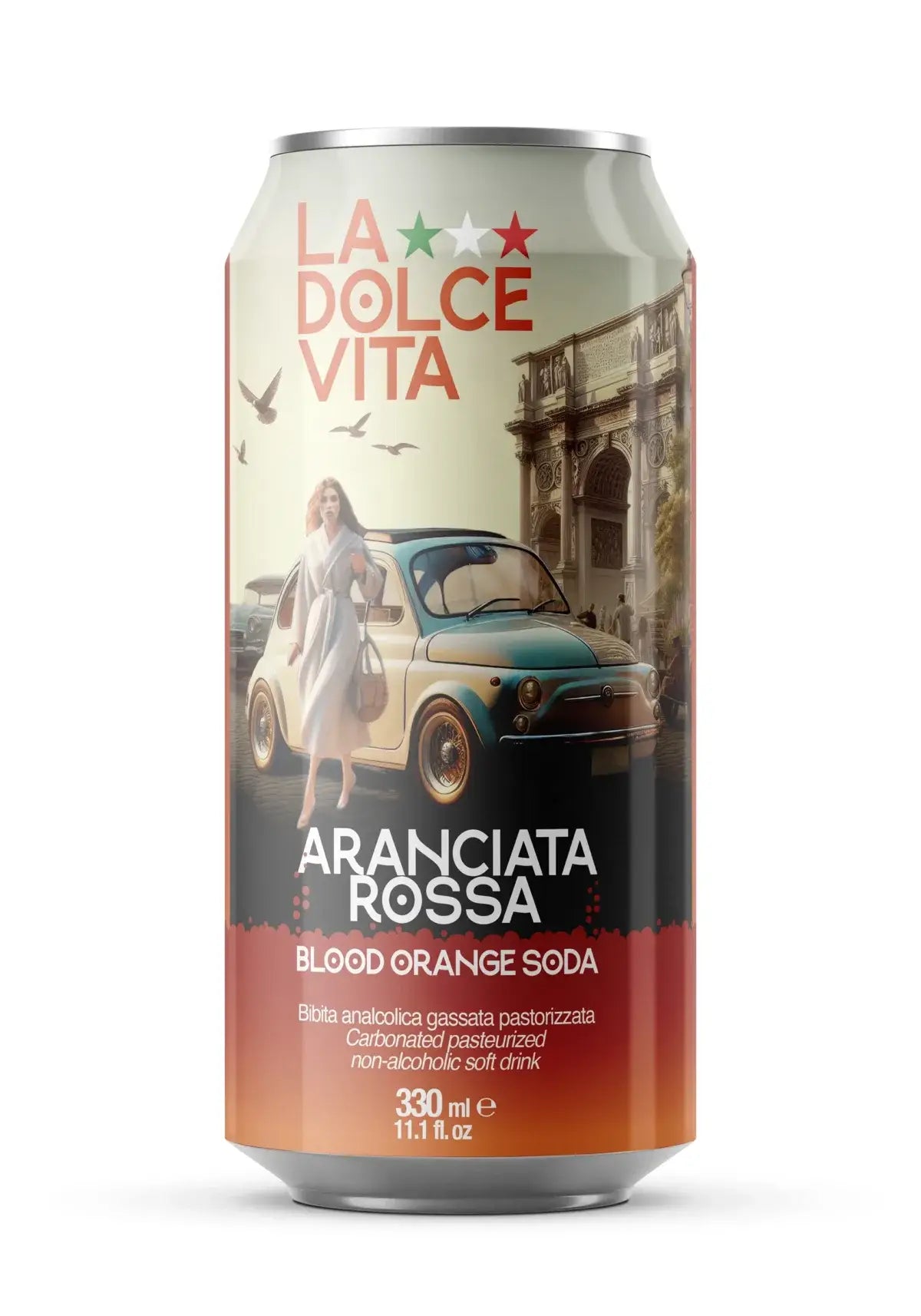La Dolce Vita Italian Blood Orange Soda 330ml 4pk
