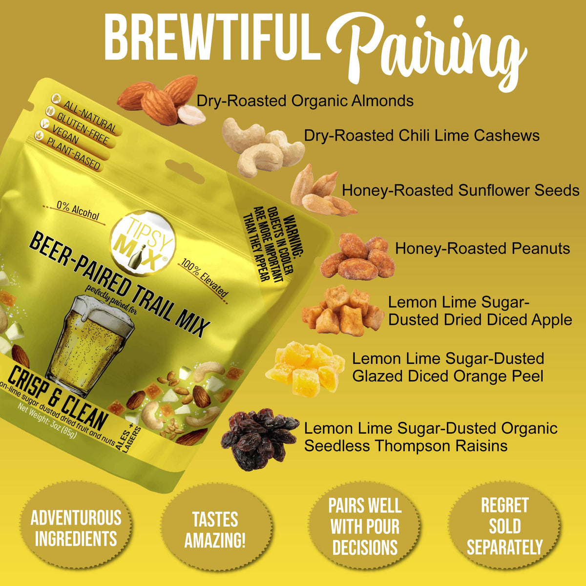 Beer-Paired Trail Mix - Crisp +Clean