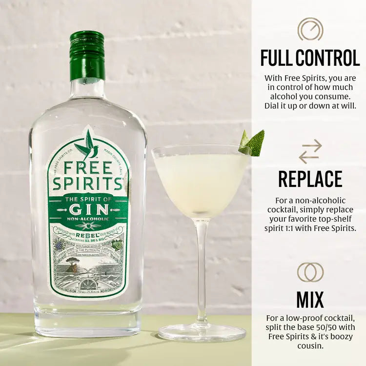 Free Spirits Non-Alcoholic Gin Alternative - 750 ml Bottle