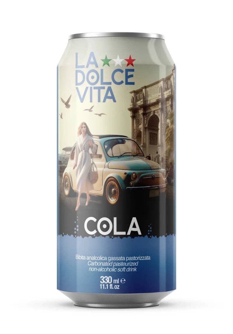 La Dolce Vita Italian Cola Soda 330ml 4pk