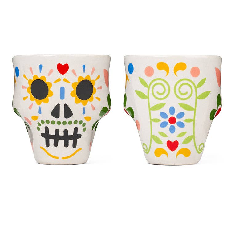 Sugar Skull Shot Glasses