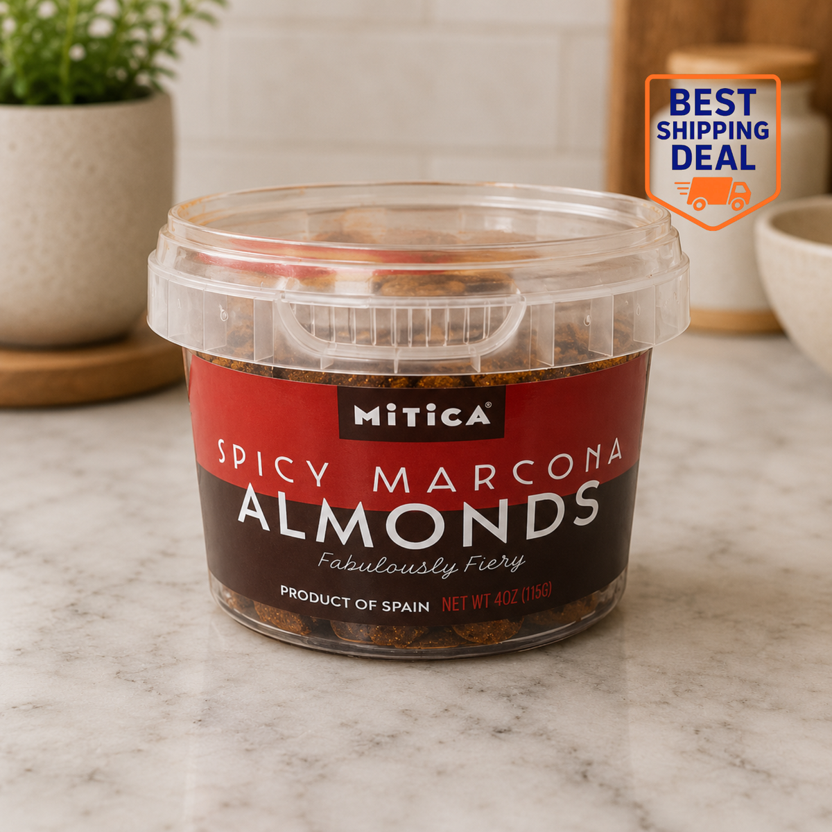 Mitica Spicy Marcona Almonds 4oz