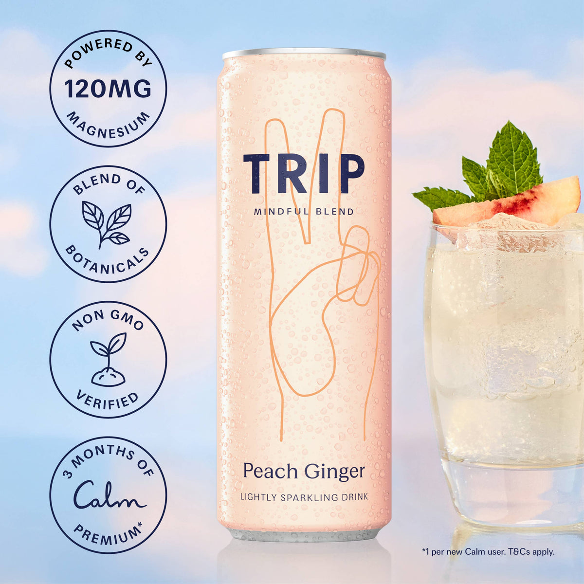 Trip Peach Ginger Mindful Blend