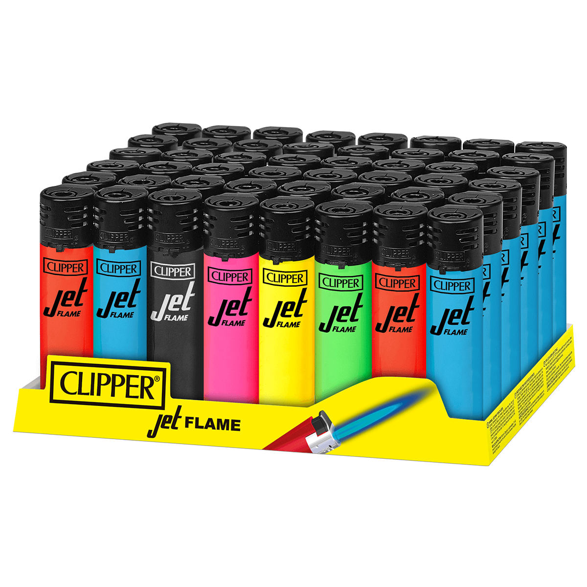 Clipper Electronic Jet Flame Lighter Single