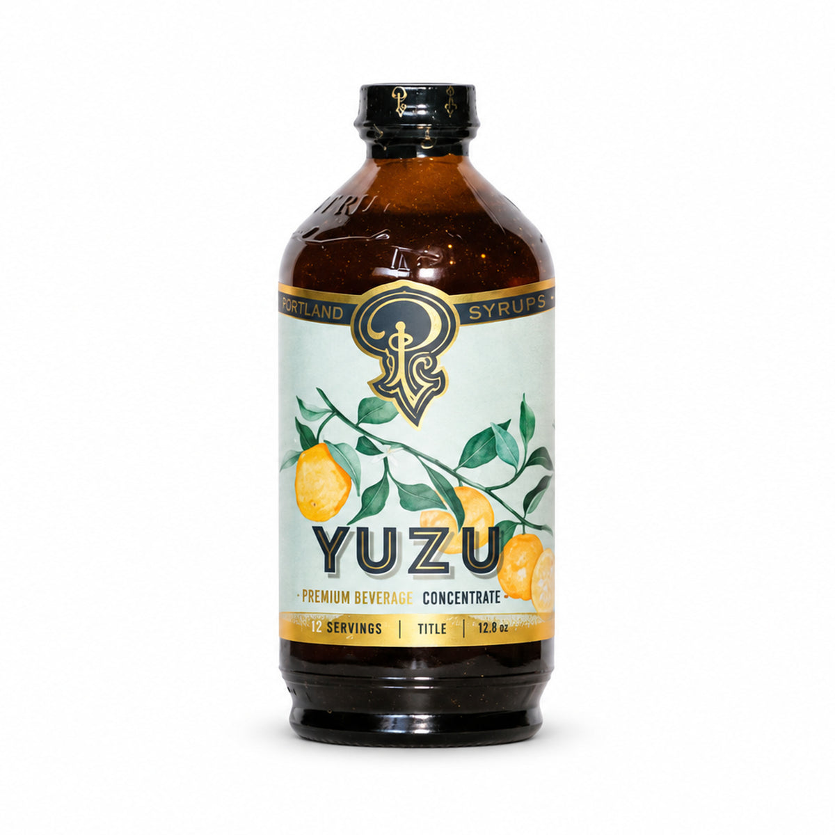 Yuzu Syrup 12oz  - cocktail / mocktail mixer