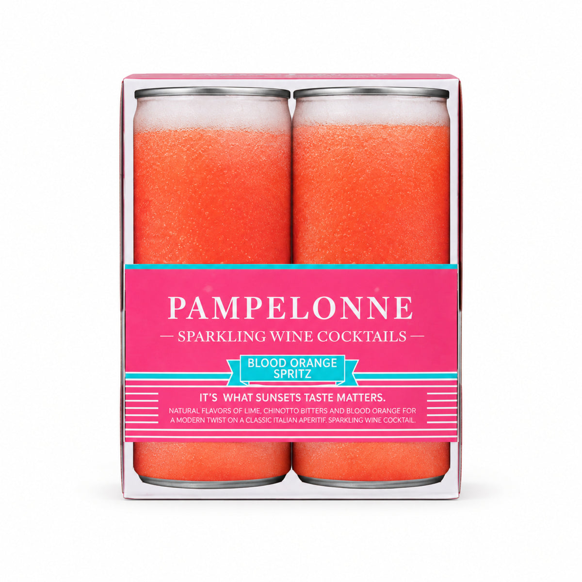 Pampelonne Wine Based cocktail Blood Orange Spritz 250ml 4pk