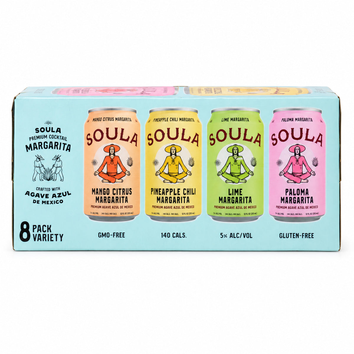 Soula Agave Azul Wine Margarita Variety