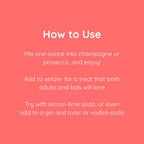 Glitter Sangria Cocktail Mix/Syrup , 16 fl oz