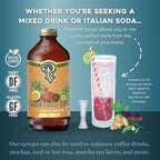 Passion Fruit Citrus Syrup 12oz  - cocktail / mocktail mixer