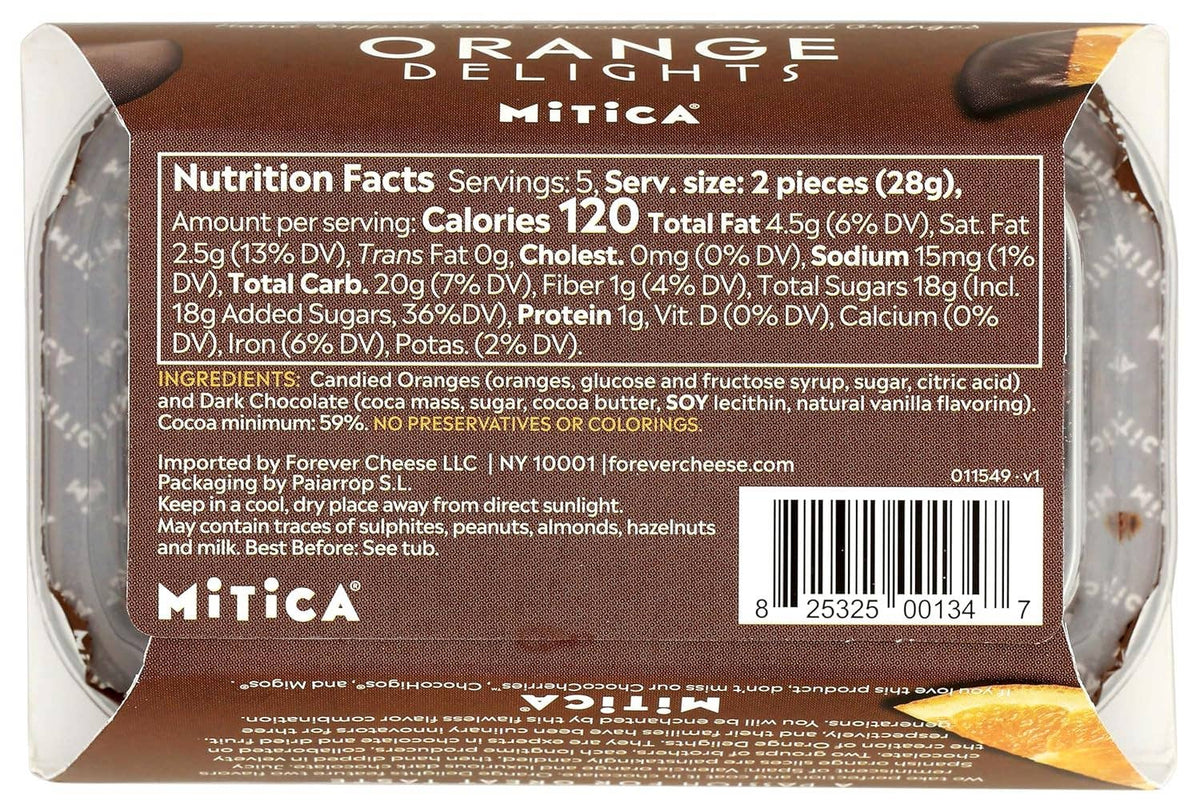 Mitica Chocolate Covered Orange 4.9oz