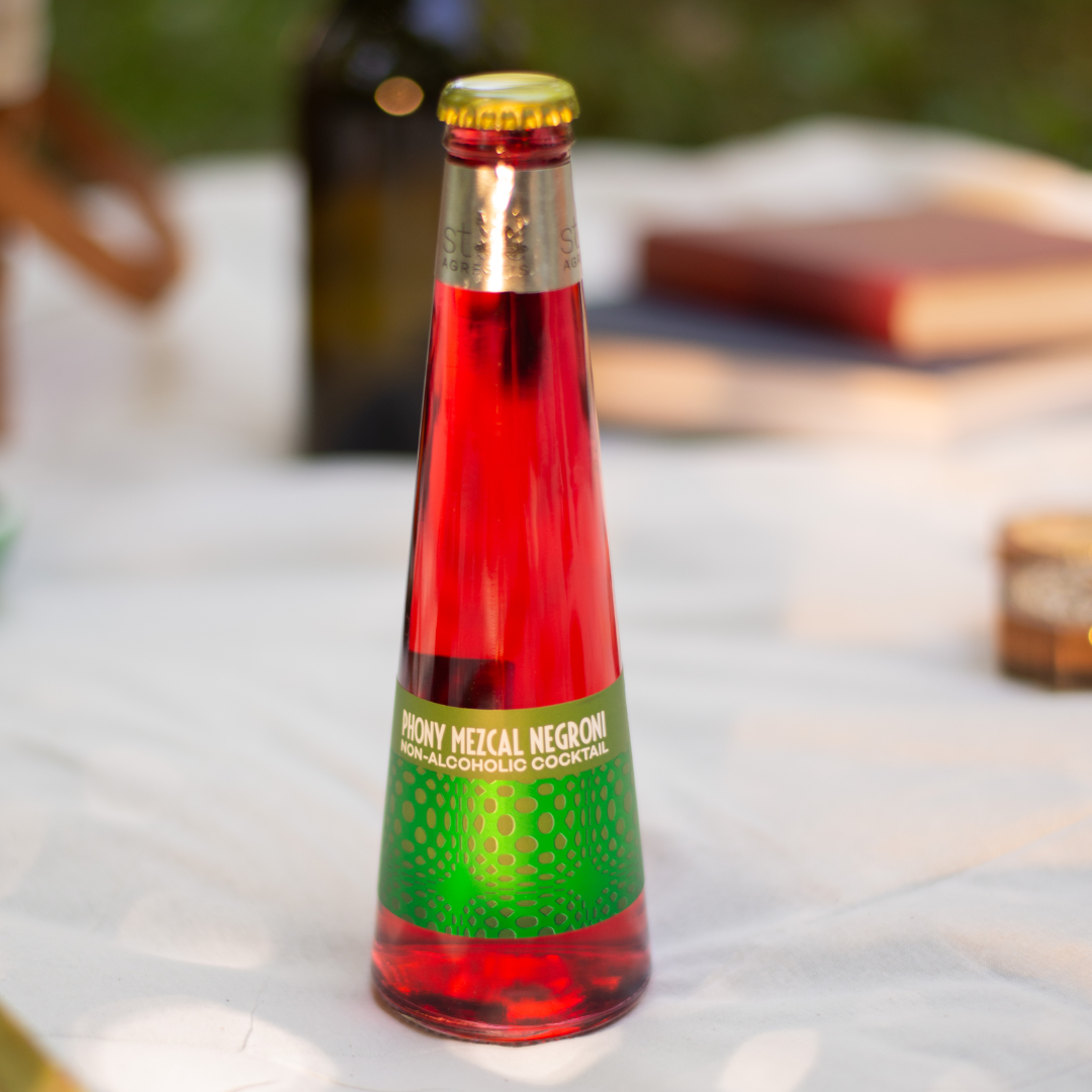 St. Agrestis Non-Alcoholic Phony Mezcal Negroni.