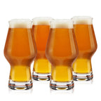 Tapered Glass IPA Beer Glasses Set of 4