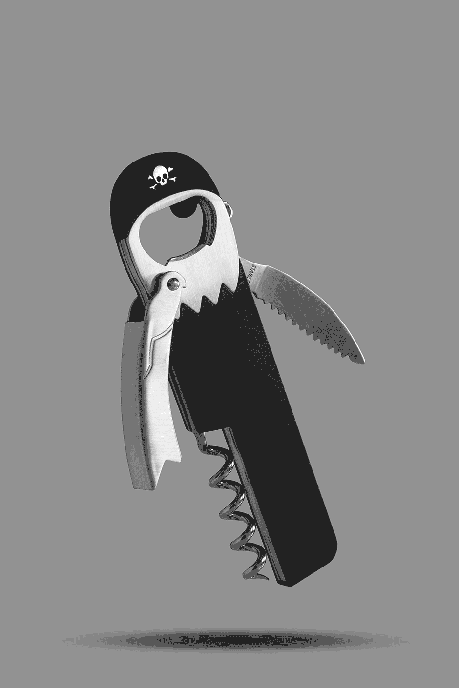 Legless Corkscrew - Pirate bottle opener