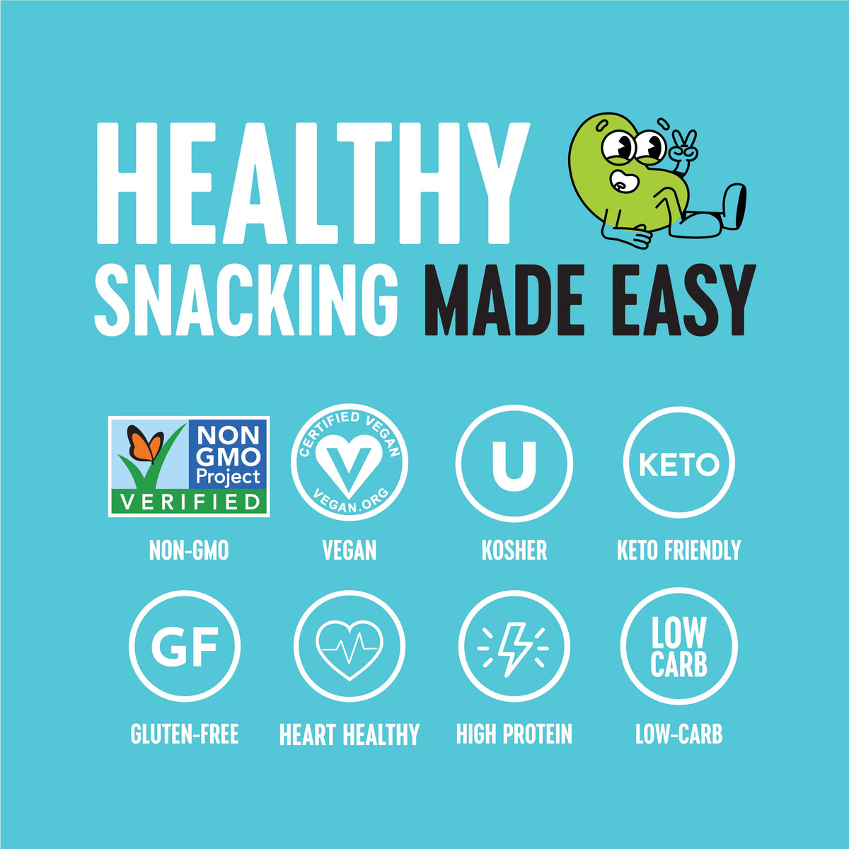 Crunchy Roasted Edamame Ranch - 4oz 1 Pack