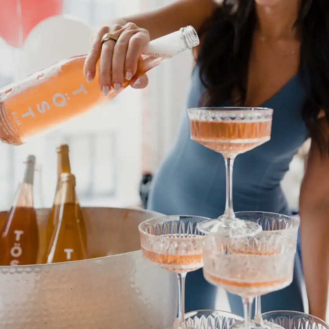 TÖST Rosé Non-Alcoholic Sparkling Beverage, 750mL