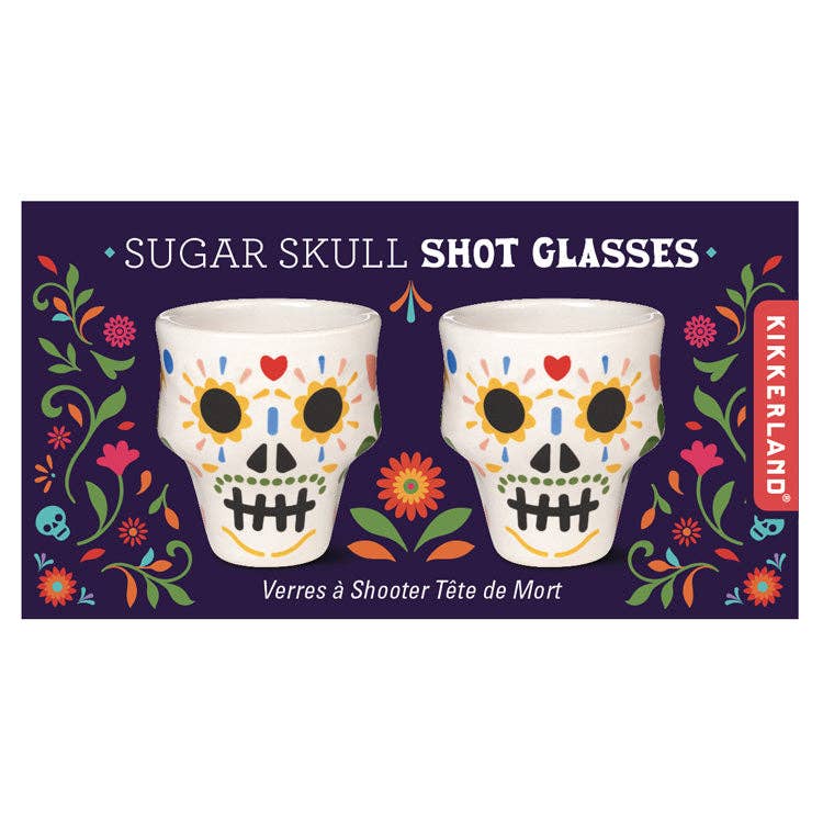 Sugar Skull Shot Glasses