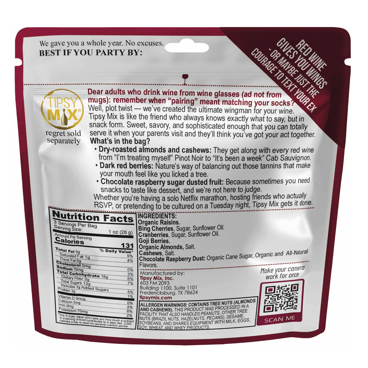 Wine-Paired Trail Mix