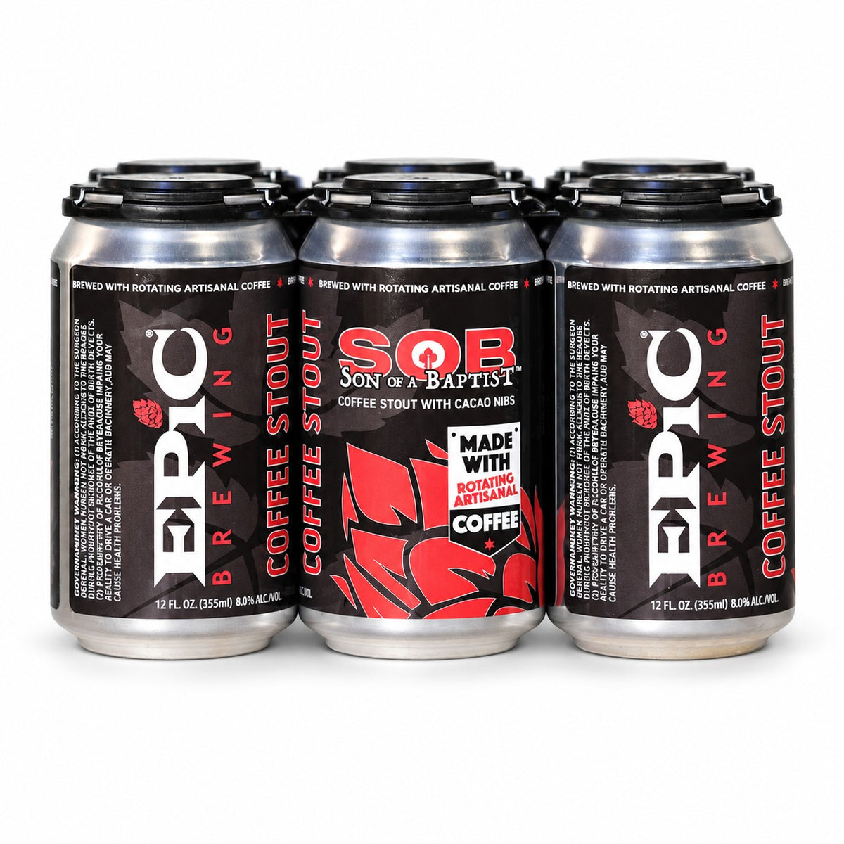 Epic Brewing Son Of A Baptist Coffee Stout 12oz 6pk