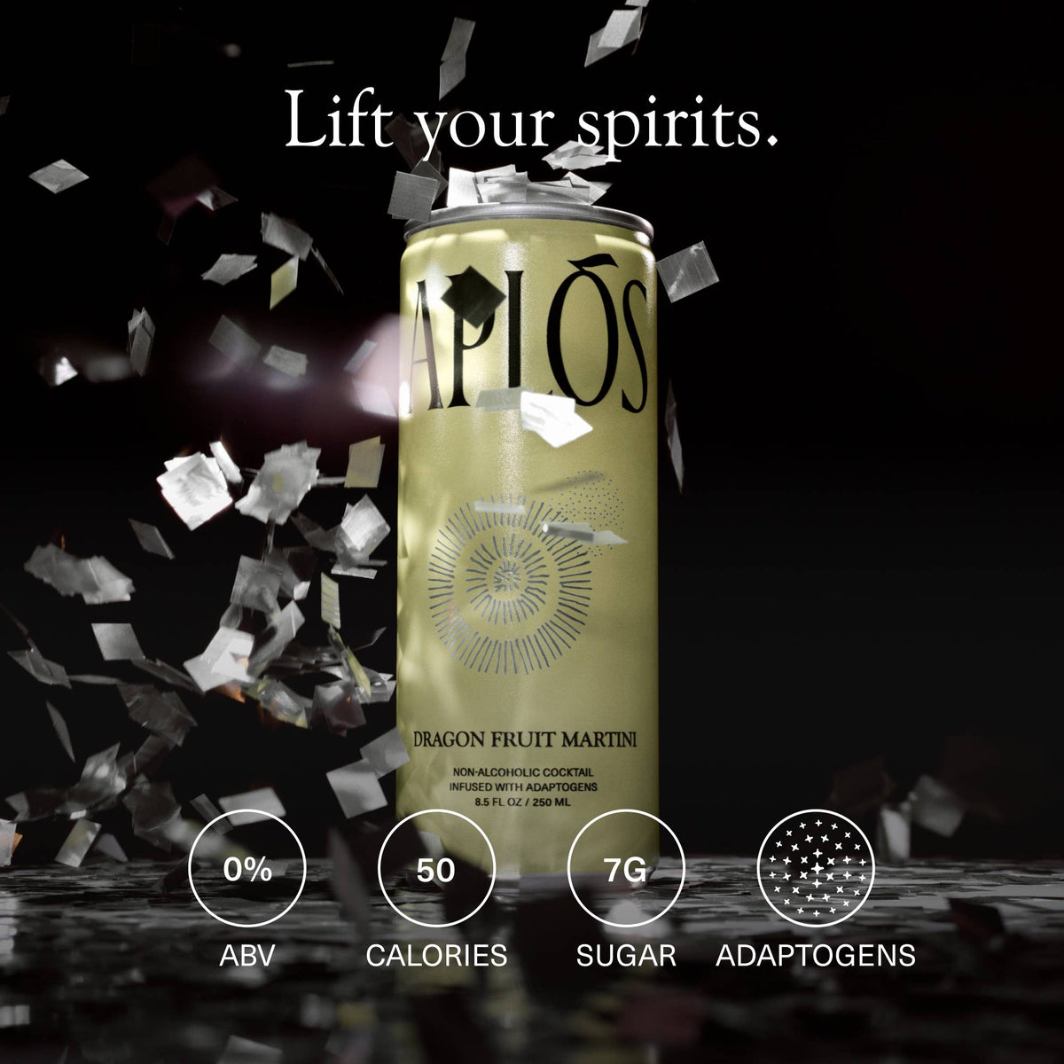 Aplós Dragon Fruit Martini Non-Alcoholic - 4 cans