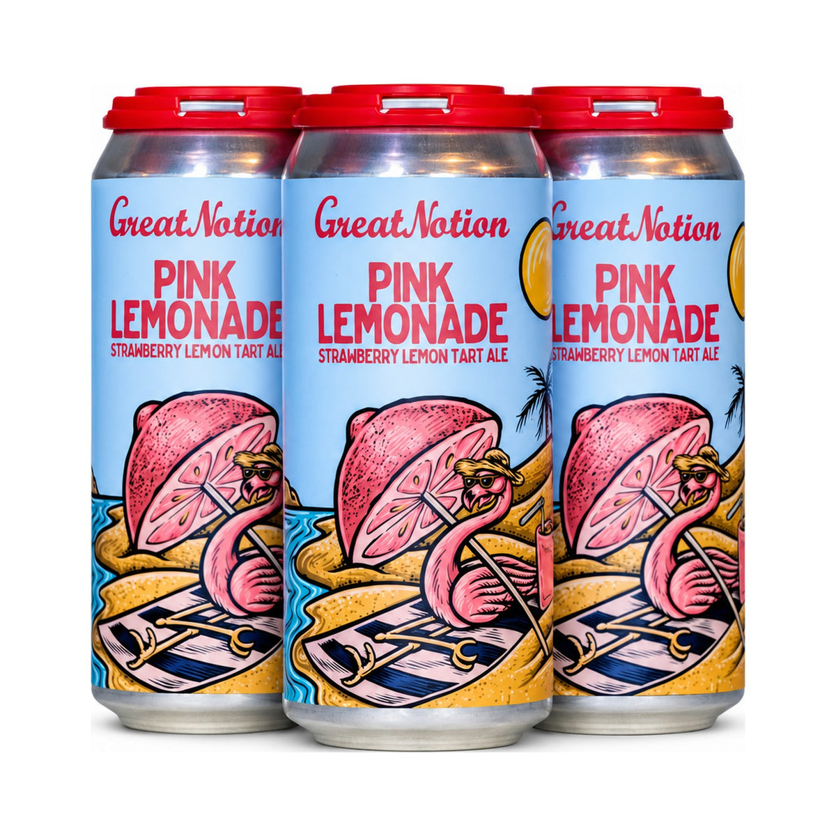 Great Notion Pink Lemonade Strawberry Lemon Tart Ale 16oz 4pk