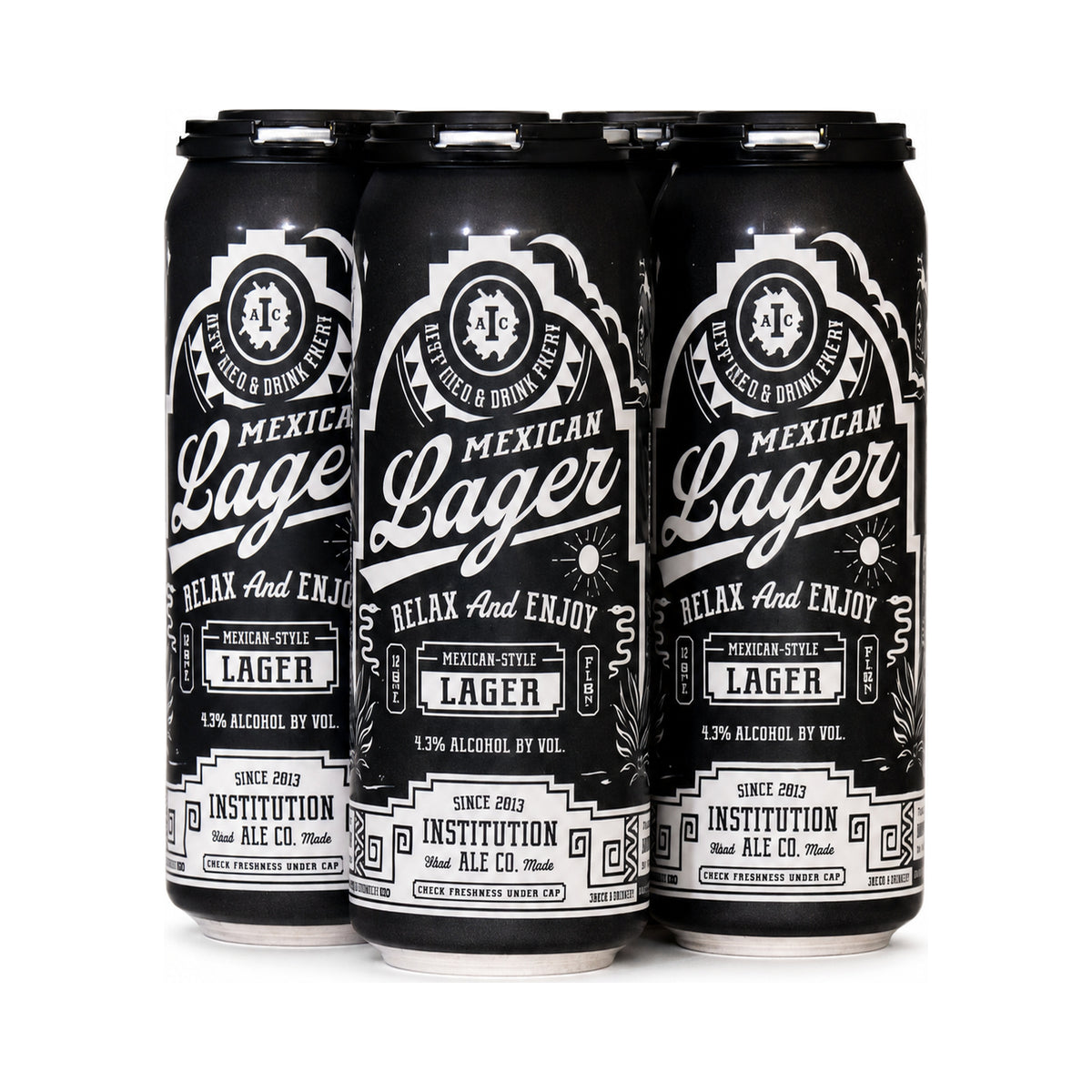 Institution Mexican Lager 16oz 4pk