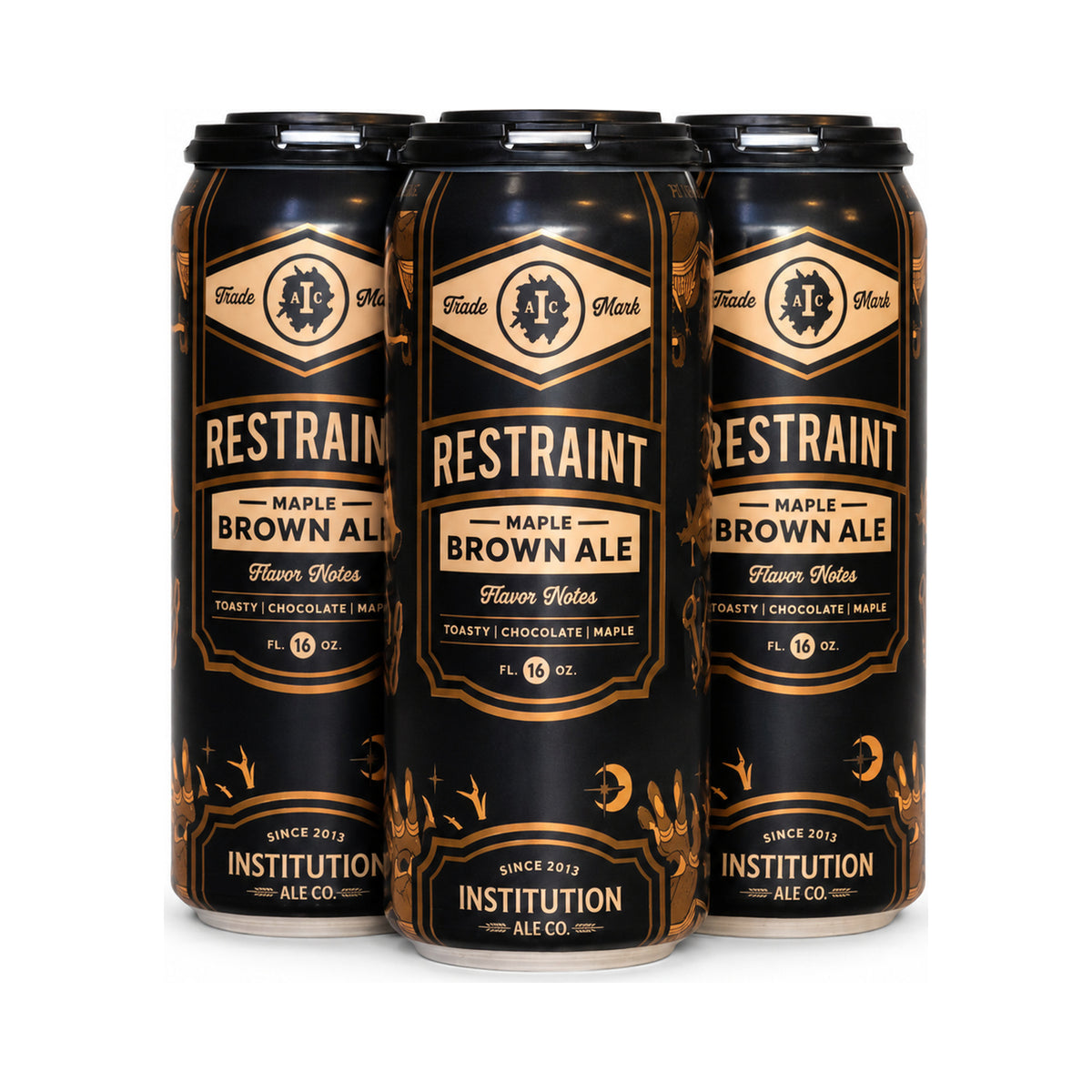 Institution Restraint Brown Ale 16oz 4pk