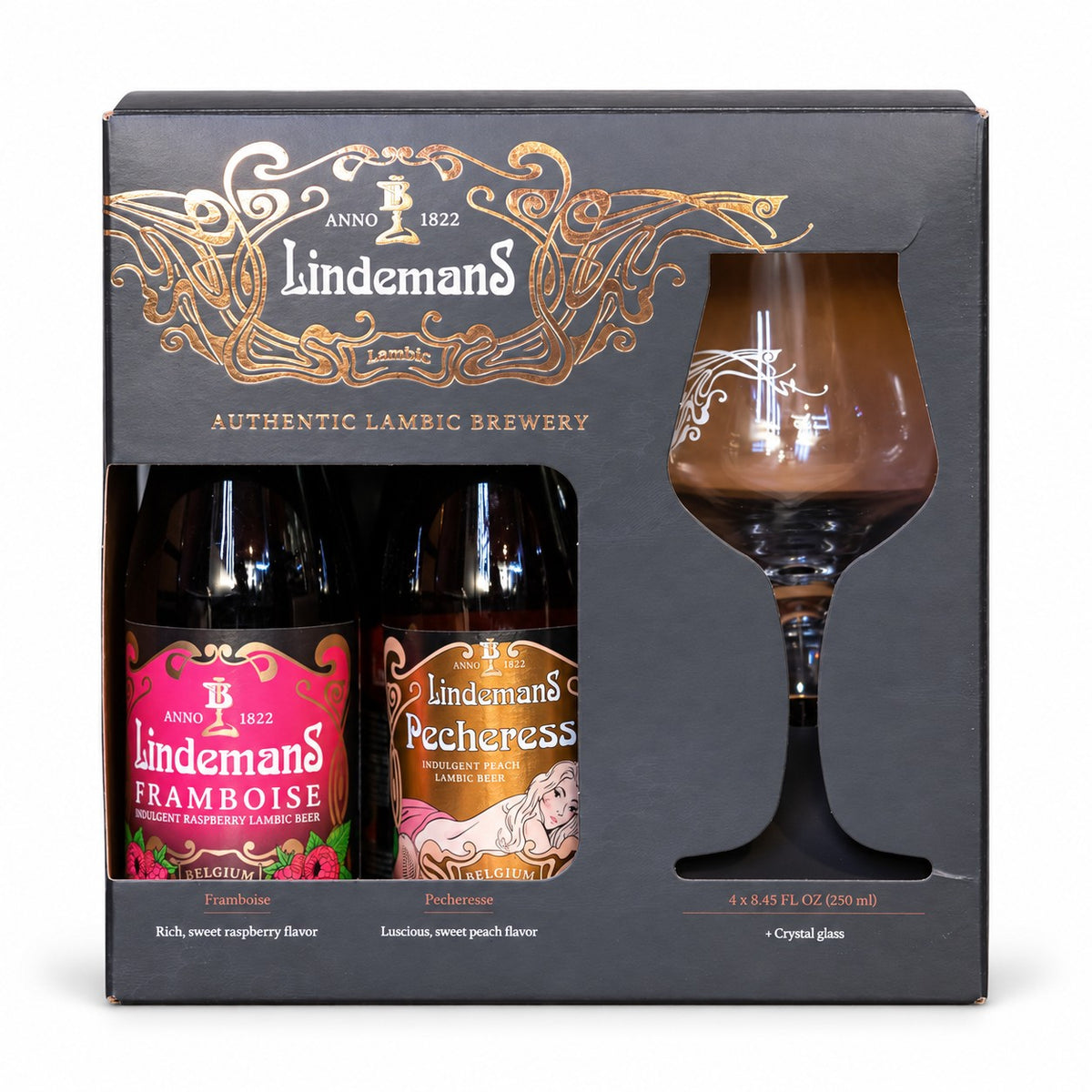 Lindemans Combo w/Crystal Glass