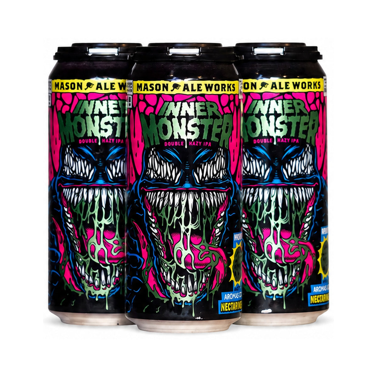 Mason Ale Inner Monster Double Hazy IPA 16oz 4pk
