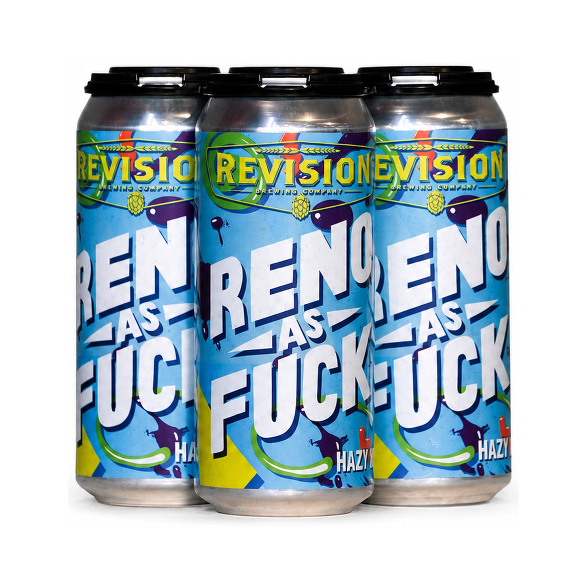 Revision Reno As F@ck Hazy DIPA 16oz 4pk