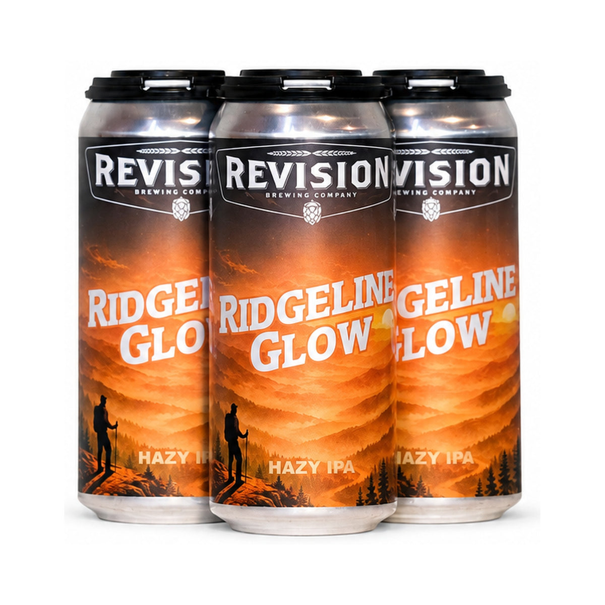 Revision Ridgeline Glow Hazy IPA 16oz 4pk