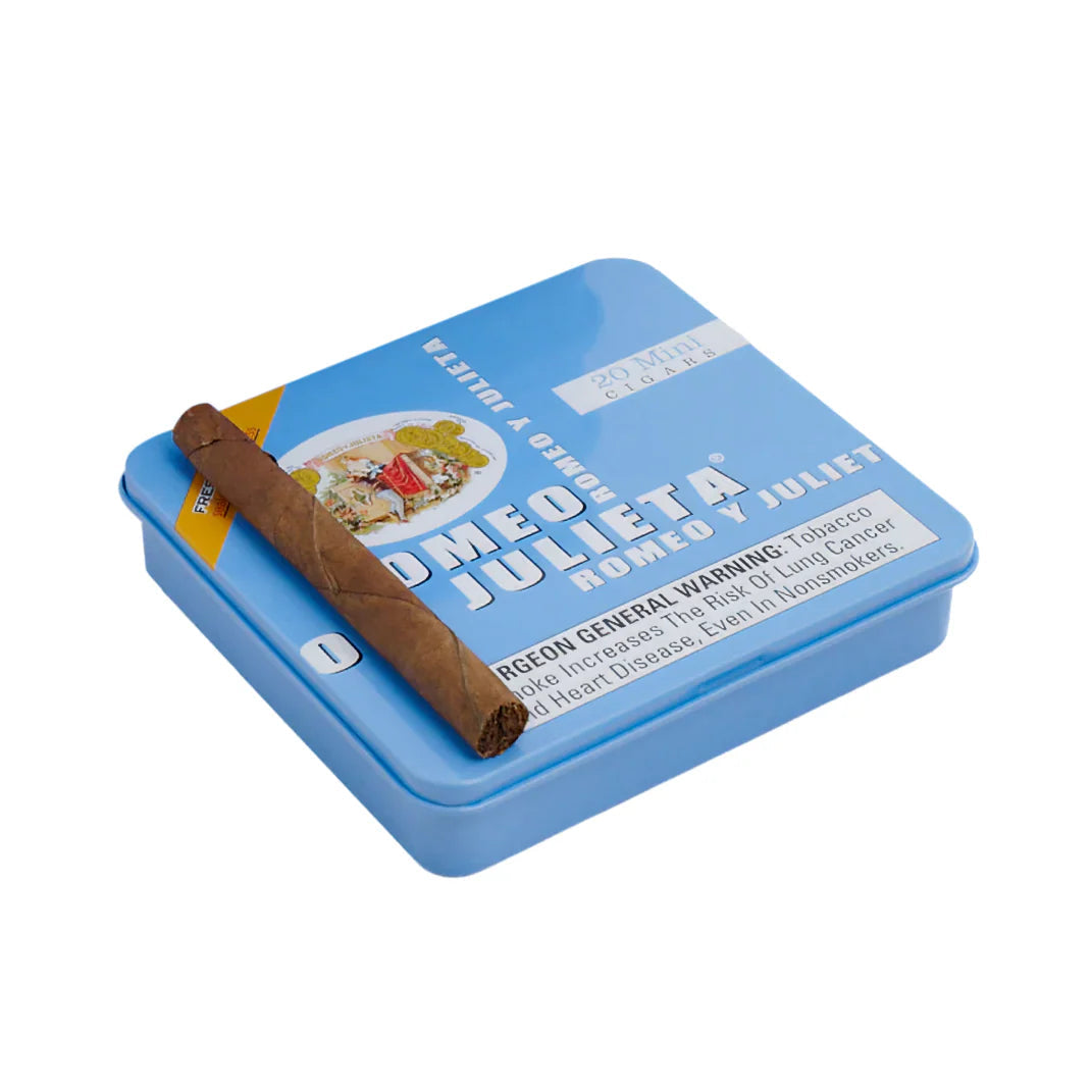 ROMEO JULIETA BLUE  TIN OF 20 MINI CIGARS