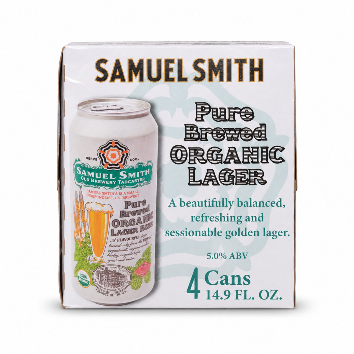 Samuel Smith’s Organic Lager Can 14.9oz-4pk