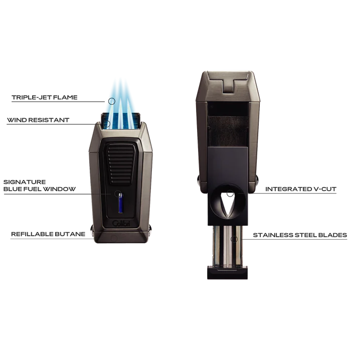 Colibri Quantum Triple Flame Lighter