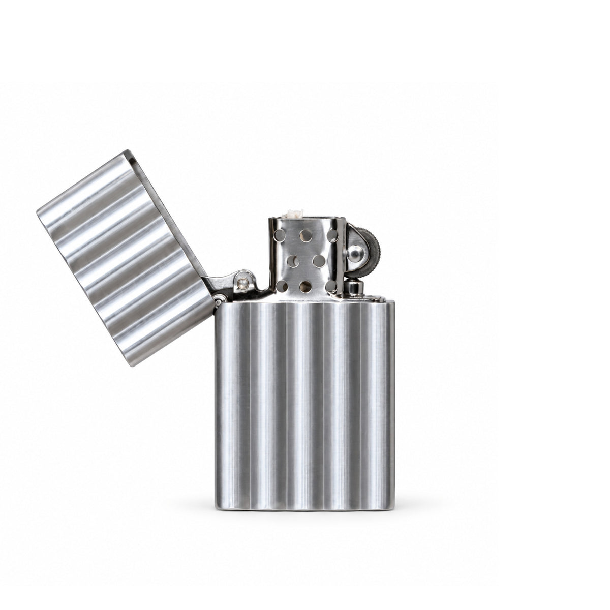 Tsubota Pearl Hard Edge lighter Aluminium Wave